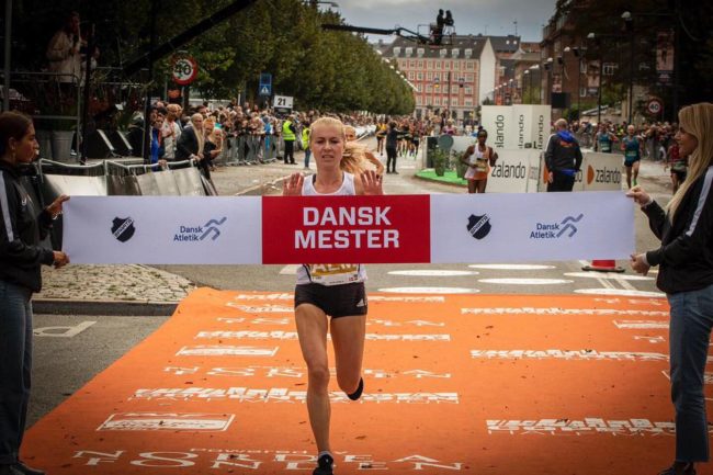 Maja alm vinder copenhagen halvmarathon