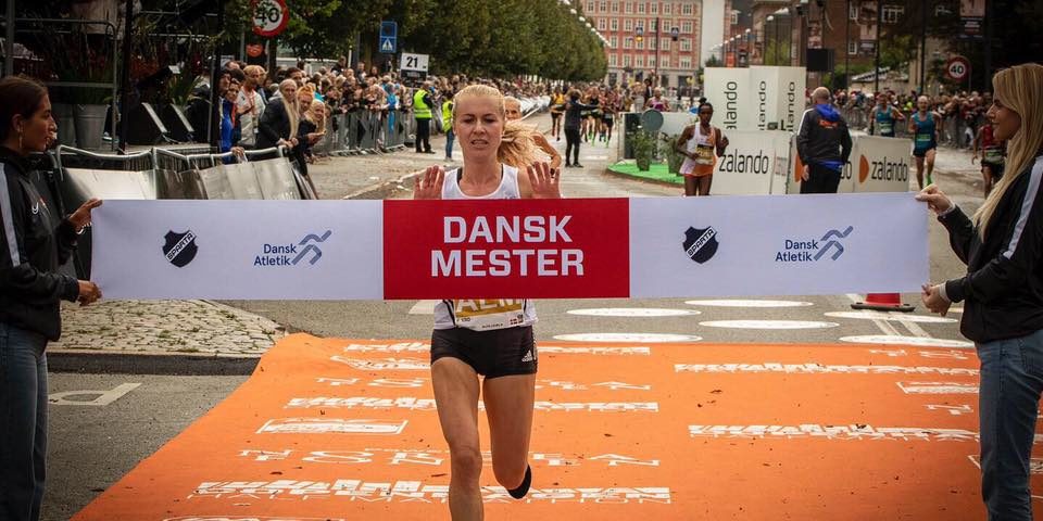 Maja alm vinder copenhagen halvmarathon