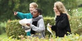 skole orienteringsløb